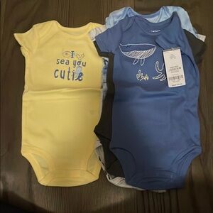 Carter's Bodysuit Set Soft Cotton  5 pack